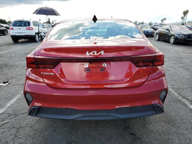 3KPF24AD6PE565934 - 2023 KIA FORTE LX RED photo 6