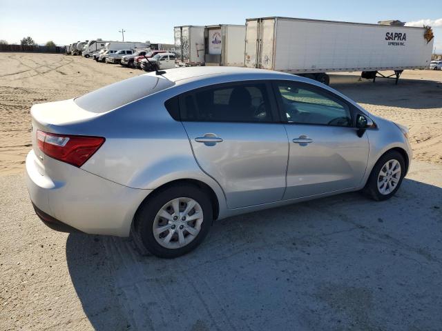 KNADM4A31F6469722 - 2015 KIA RIO LX SILVER photo 3