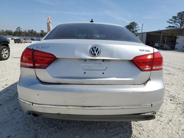 1VWCN7A30CC041390 - 2012 VOLKSWAGEN PASSAT SEL SILVER photo 6