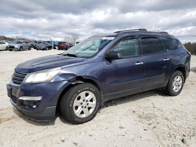 1GNKVFED7DJ106333 - 2013 CHEVROLET TRAVERSE LS BLUE photo 1