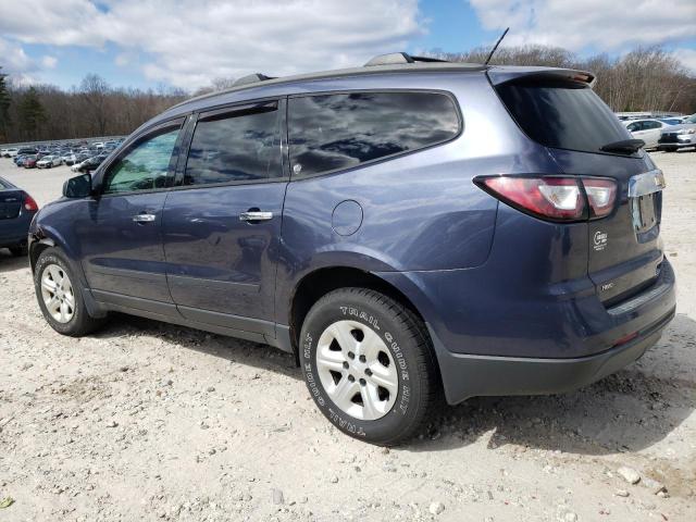 1GNKVFED7DJ106333 - 2013 CHEVROLET TRAVERSE LS BLUE photo 2