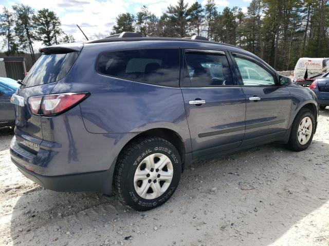 1GNKVFED7DJ106333 - 2013 CHEVROLET TRAVERSE LS BLUE photo 3