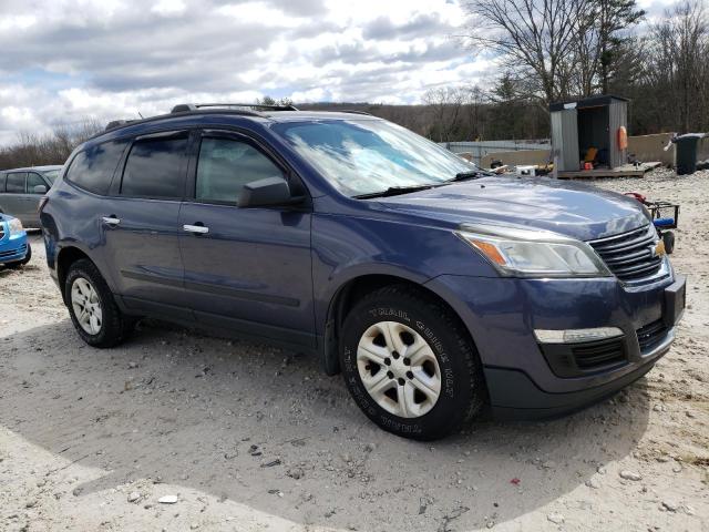 1GNKVFED7DJ106333 - 2013 CHEVROLET TRAVERSE LS BLUE photo 4