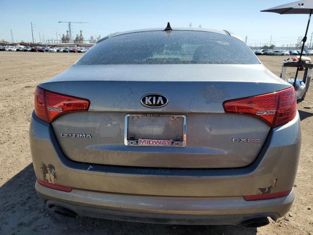 5XXGN4A72DG109034 - 2013 KIA OPTIMA EX GRAY photo 6