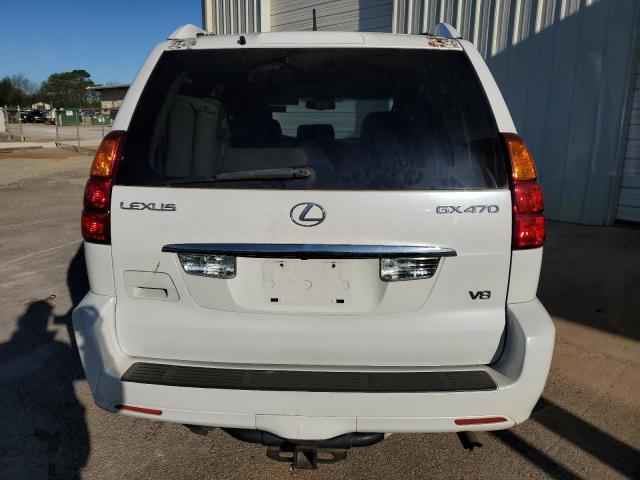 JTJBT20X170137058 - 2007 LEXUS GX 470 WHITE photo 6