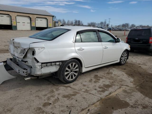 4T1BK3DB2BU421709 - 2011 TOYOTA AVALON BASE WHITE photo 3