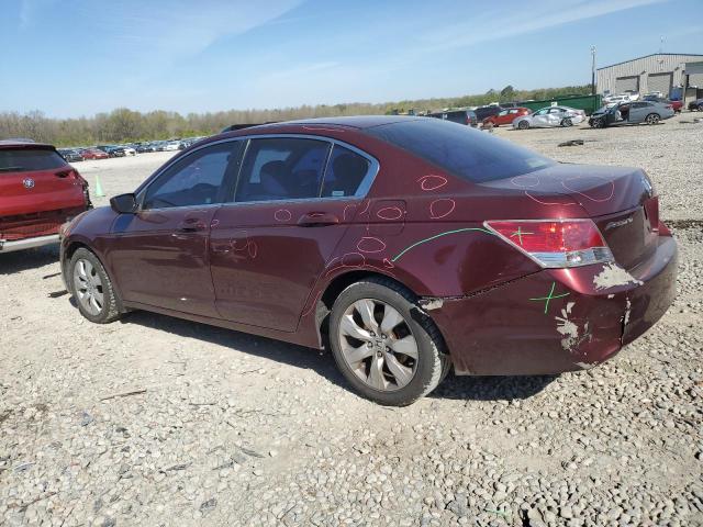 1HGCP26799A036450 - 2009 HONDA ACCORD EX MAROON photo 2