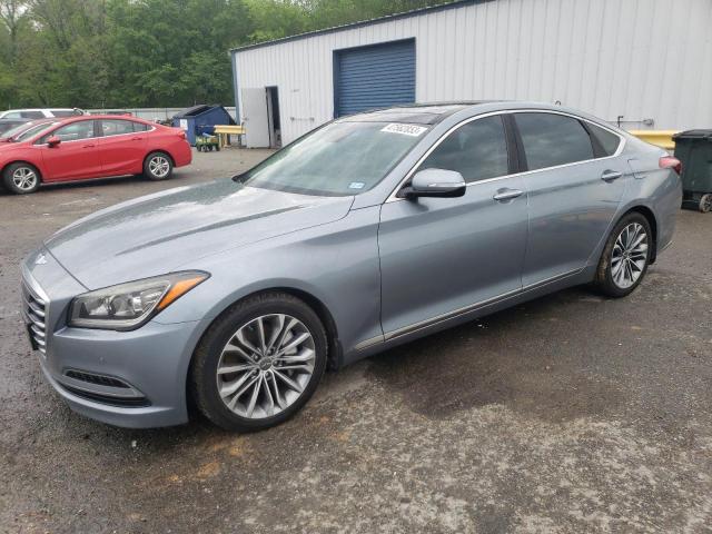 KMHGN4JE2FU080531 - 2015 HYUNDAI GENESIS 3.8L GRAY photo 1