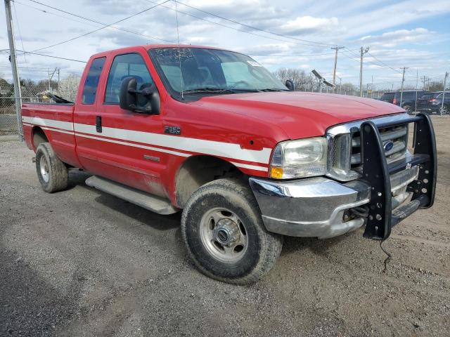 1FTSX31P14EC72728 - 2004 FORD F350 SRW SUPER DUTY RED photo 4