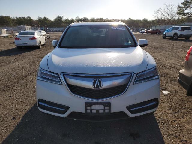 5FRYD4H42GB002607 - 2016 ACURA MDX TECHNOLOGY WHITE photo 5