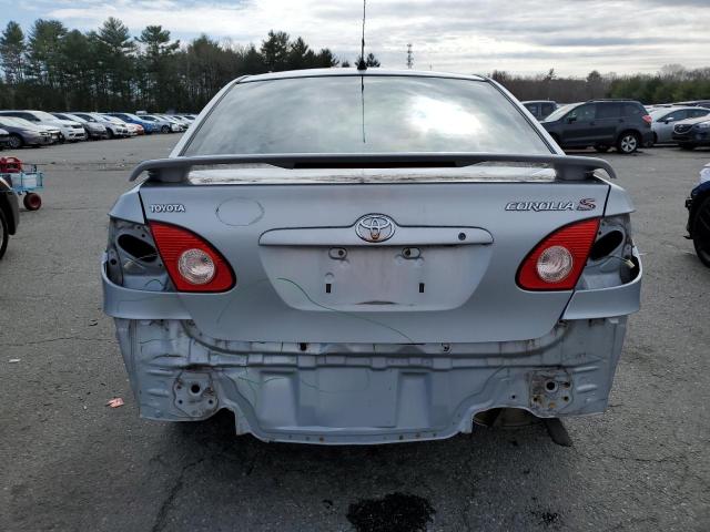 2T1BR32E55C490165 - 2005 TOYOTA COROLLA CE SILVER photo 6