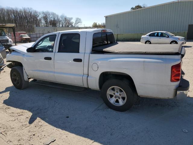 1D7HE48K58S538829 - 2008 DODGE DAKOTA QUAD SLT WHITE photo 2