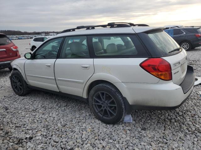 4S4BP62C967328060 - 2006 SUBARU LEGACY OUTBACK 2.5I LIMITED WHITE photo 2