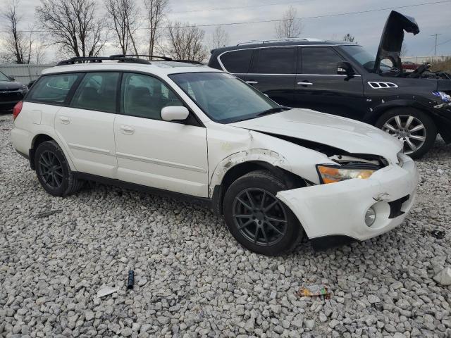 4S4BP62C967328060 - 2006 SUBARU LEGACY OUTBACK 2.5I LIMITED WHITE photo 4