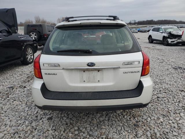 4S4BP62C967328060 - 2006 SUBARU LEGACY OUTBACK 2.5I LIMITED WHITE photo 6