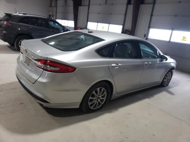 3FA6P0G78HR126262 - 2017 FORD FUSION S SILVER photo 3