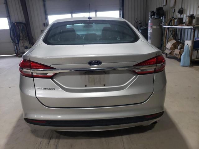 3FA6P0G78HR126262 - 2017 FORD FUSION S SILVER photo 6