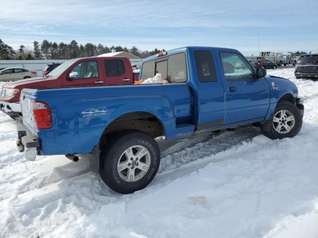 1FTZR45UX2PA03238 - 2002 FORD RANGER SUPER CAB BLUE photo 3