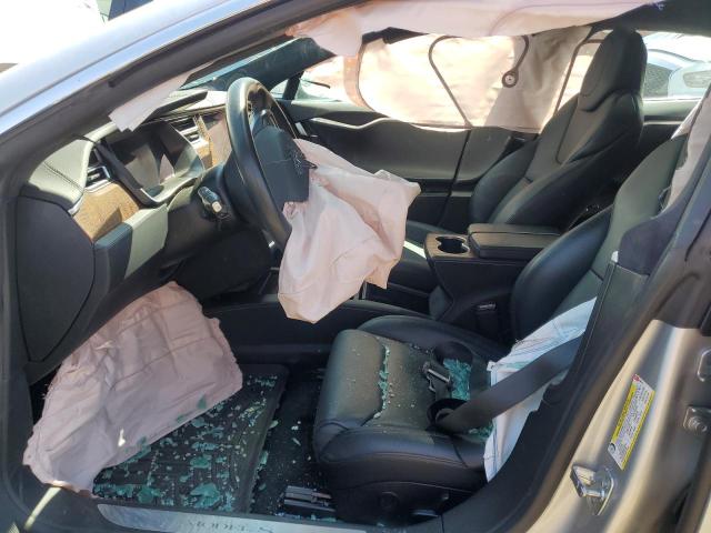 5YJSA1E27JF243670 - 2018 TESLA MODEL S Gümüş foto 7