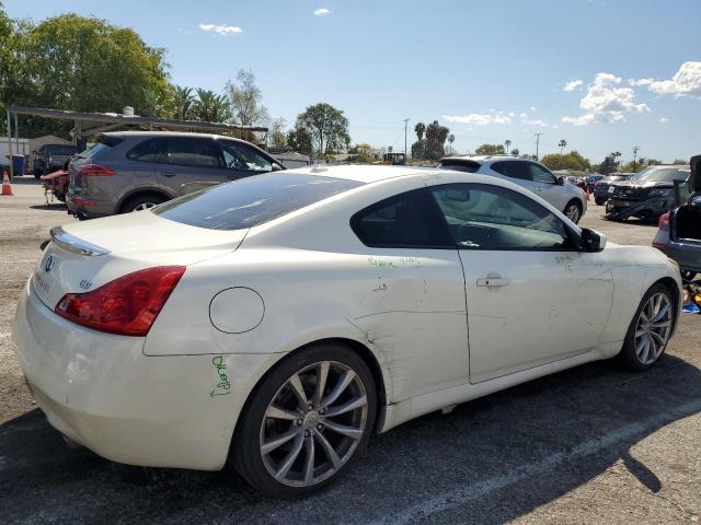 JNKCV64E28M123549 - 2008 INFINITI G37 BASE WHITE photo 3