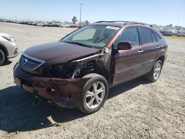 JTJHW31U982052776 - 2008 LEXUS RX 400H BROWN photo 1