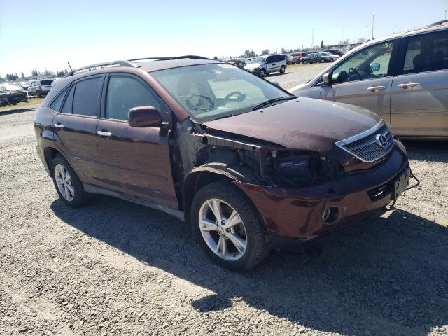 JTJHW31U982052776 - 2008 LEXUS RX 400H BROWN photo 4