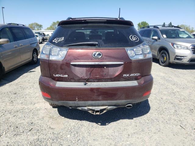 JTJHW31U982052776 - 2008 LEXUS RX 400H BROWN photo 6