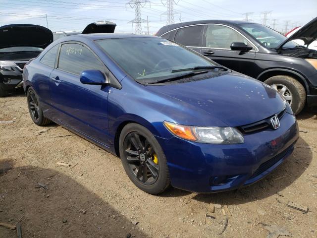 2HGFG12807H541135 - 2007 HONDA CIVIC EX BLUE photo 4