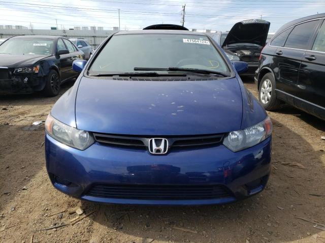 2HGFG12807H541135 - 2007 HONDA CIVIC EX BLUE photo 5