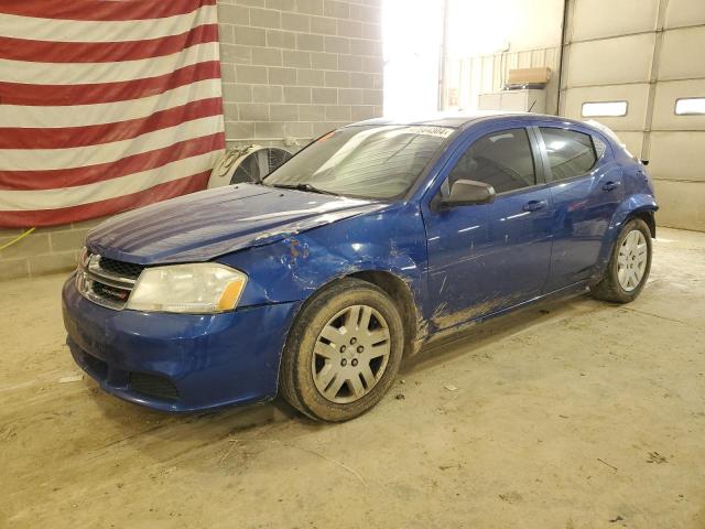 1C3CDZAB8EN225996 - 2014 DODGE AVENGER SE BLUE photo 1