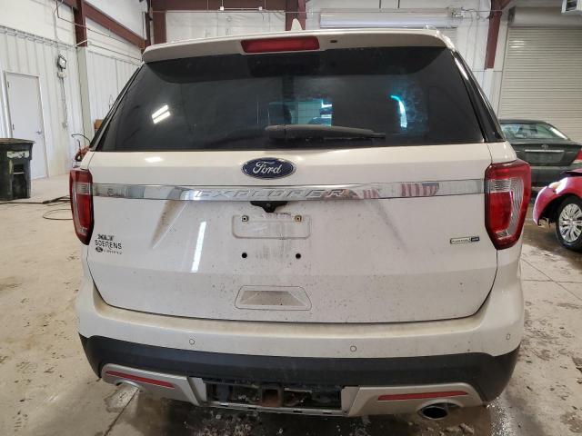 1FM5K8D87GGC46569 - 2016 FORD EXPLORER XLT WHITE photo 6