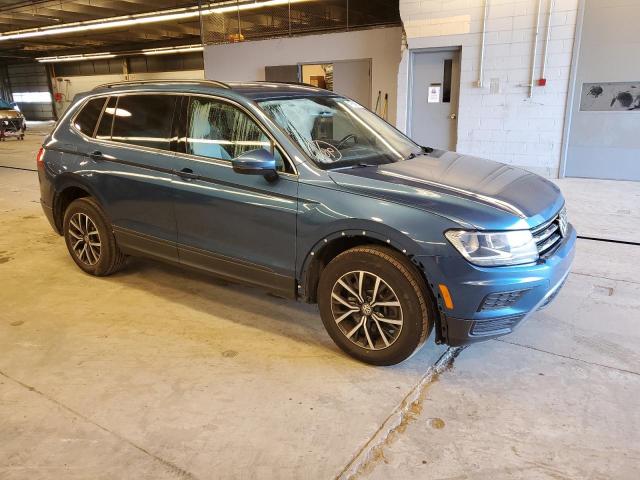 3VV2B7AX8KM118662 - 2019 VOLKSWAGEN TIGUAN SE BLUE photo 4