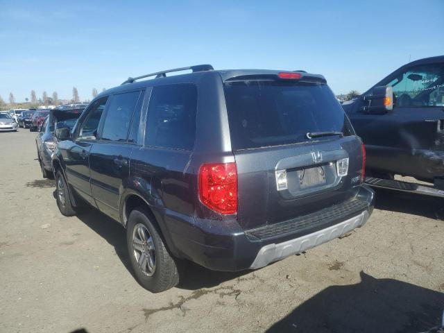 2HKYF18545H517366 - 2005 HONDA PILOT EXL GRAY photo 2