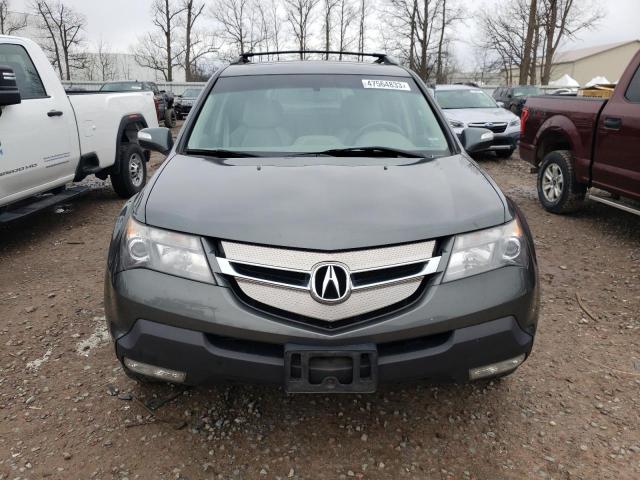 2HNYD28408H500199 - 2008 ACURA MDX TECHNOLOGY CHARCOAL photo 5