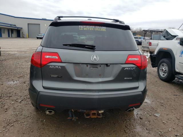 2HNYD28408H500199 - 2008 ACURA MDX TECHNOLOGY CHARCOAL photo 6