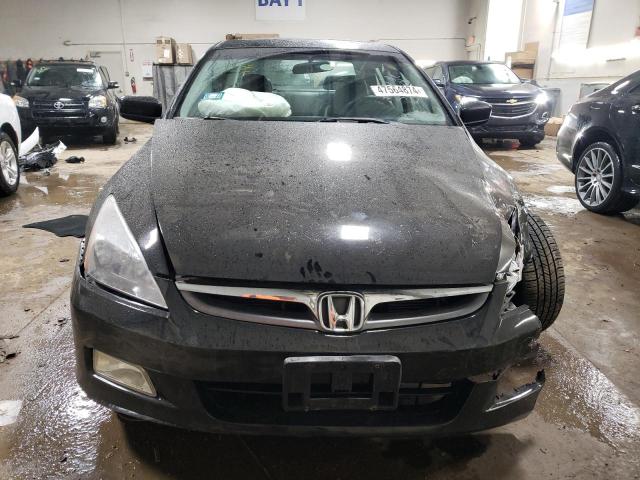 1HGCM668X7A004127 - 2007 HONDA ACCORD EX BLACK photo 5