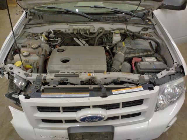 1FMCU5K34BKB54462 - 2011 FORD ESCAPE HYBRID WHITE photo 11