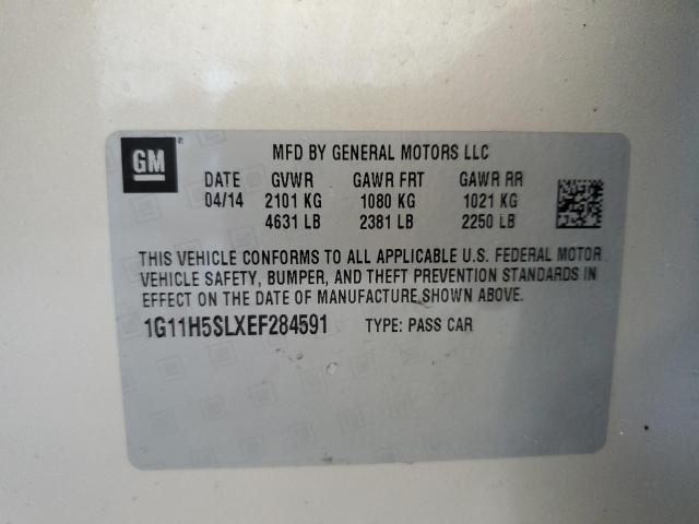 1G11H5SLXEF284591 - 2014 CHEVROLET MALIBU LTZ TAN photo 12