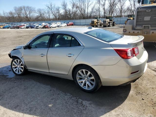 1G11H5SLXEF284591 - 2014 CHEVROLET MALIBU LTZ TAN photo 2