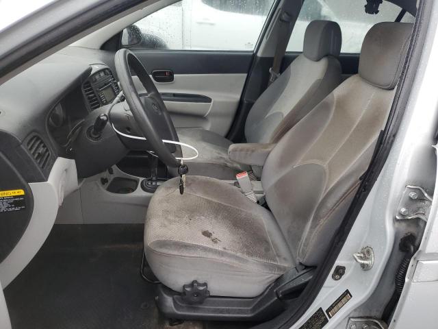 KMHCN46C59U326109 - 2009 HYUNDAI ACCENT GLS SILVER photo 7