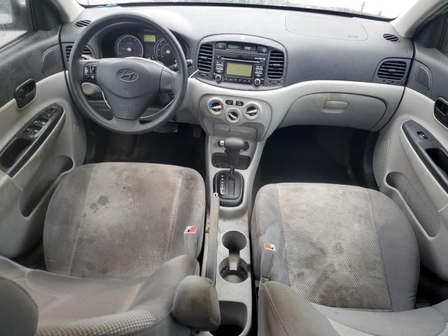 KMHCN46C59U326109 - 2009 HYUNDAI ACCENT GLS SILVER photo 8