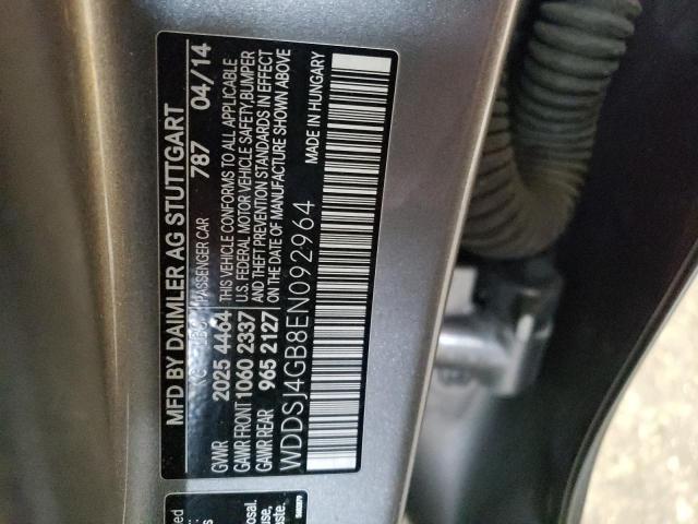 WDDSJ4GB8EN092964 - 2014 MERCEDES-BENZ CLA 250 4MATIC GRAY photo 13