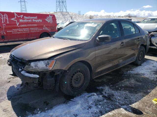 3VW2K7AJ0BM380053 - 2011 VOLKSWAGEN JETTA BASE بني صورة 1