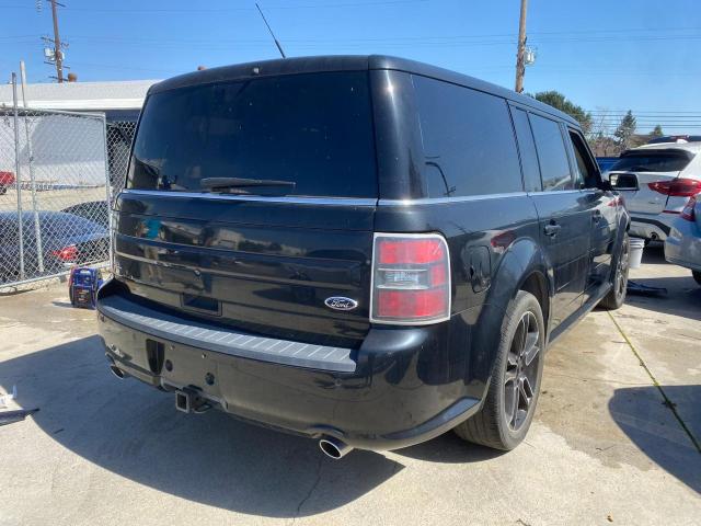 2FMGK5C8XDBD22037 - 2013 FORD FLEX SEL BLACK photo 4