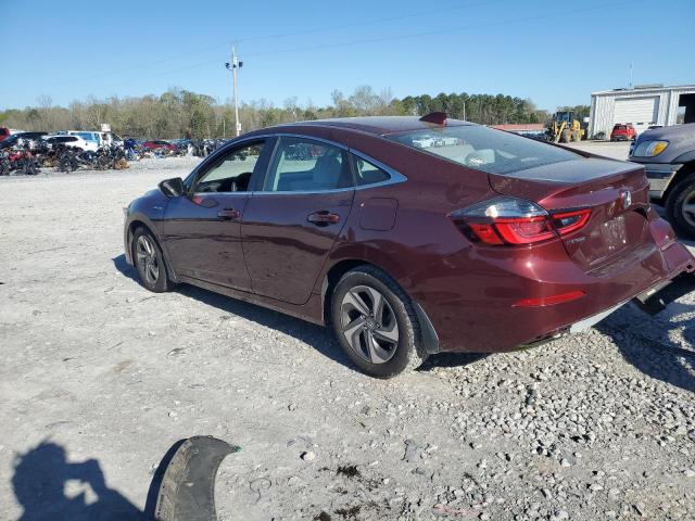 19XZE4F55KE030477 - 2019 HONDA INSIGHT EX BURGUNDY photo 2