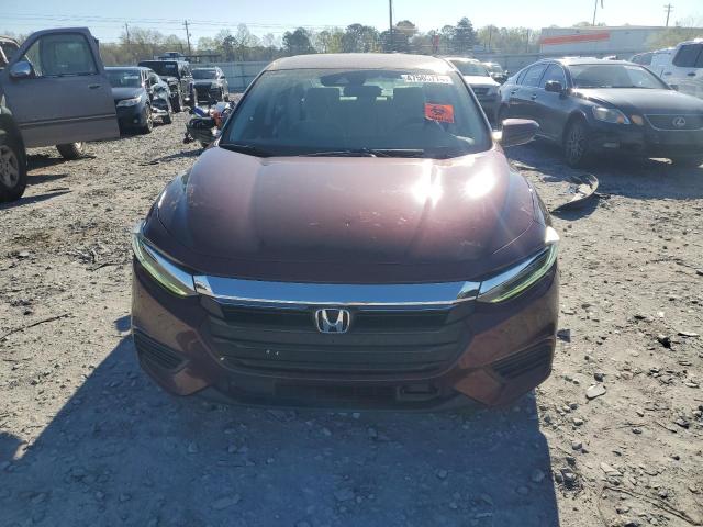 19XZE4F55KE030477 - 2019 HONDA INSIGHT EX BURGUNDY photo 5