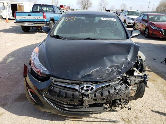 KMHDH6AE3DU004433 - 2013 HYUNDAI ELANTRA CO GS BLACK photo 5