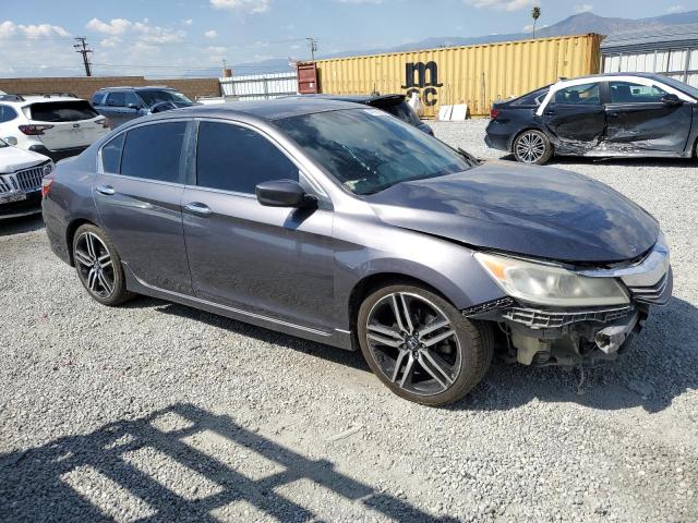 1HGCR2F56HA225788 - 2017 HONDA ACCORD SPORT GRAY photo 4