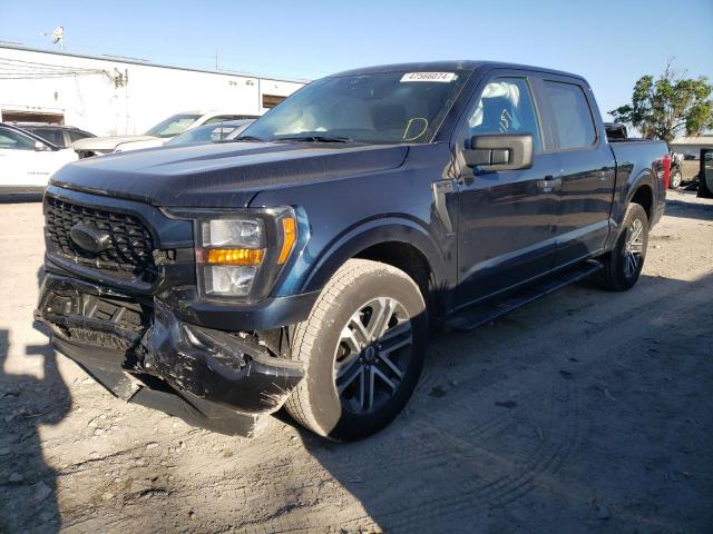 1FTEW1CP0PKD41982 - 2023 FORD F150 SUPERCREW BLUE photo 1