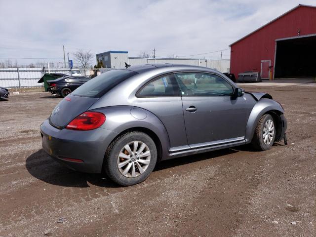 3VWJX7AT6DM672050 - 2013 VOLKSWAGEN BEETLE GRAY photo 3